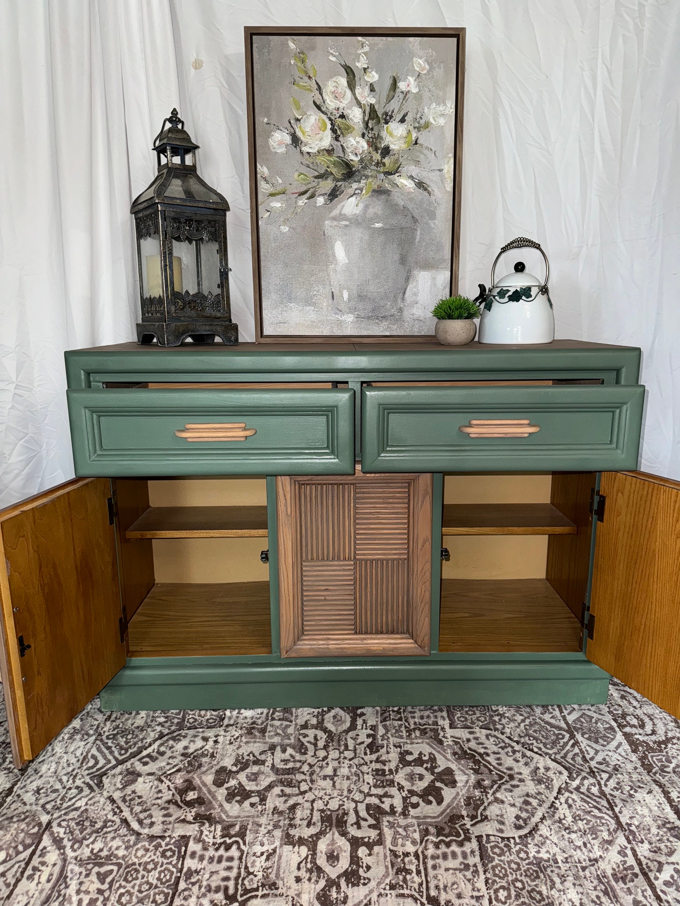 SOLD!! Please Do Not Purchase. Buffet/credenza/serving Cabinet - Etsy