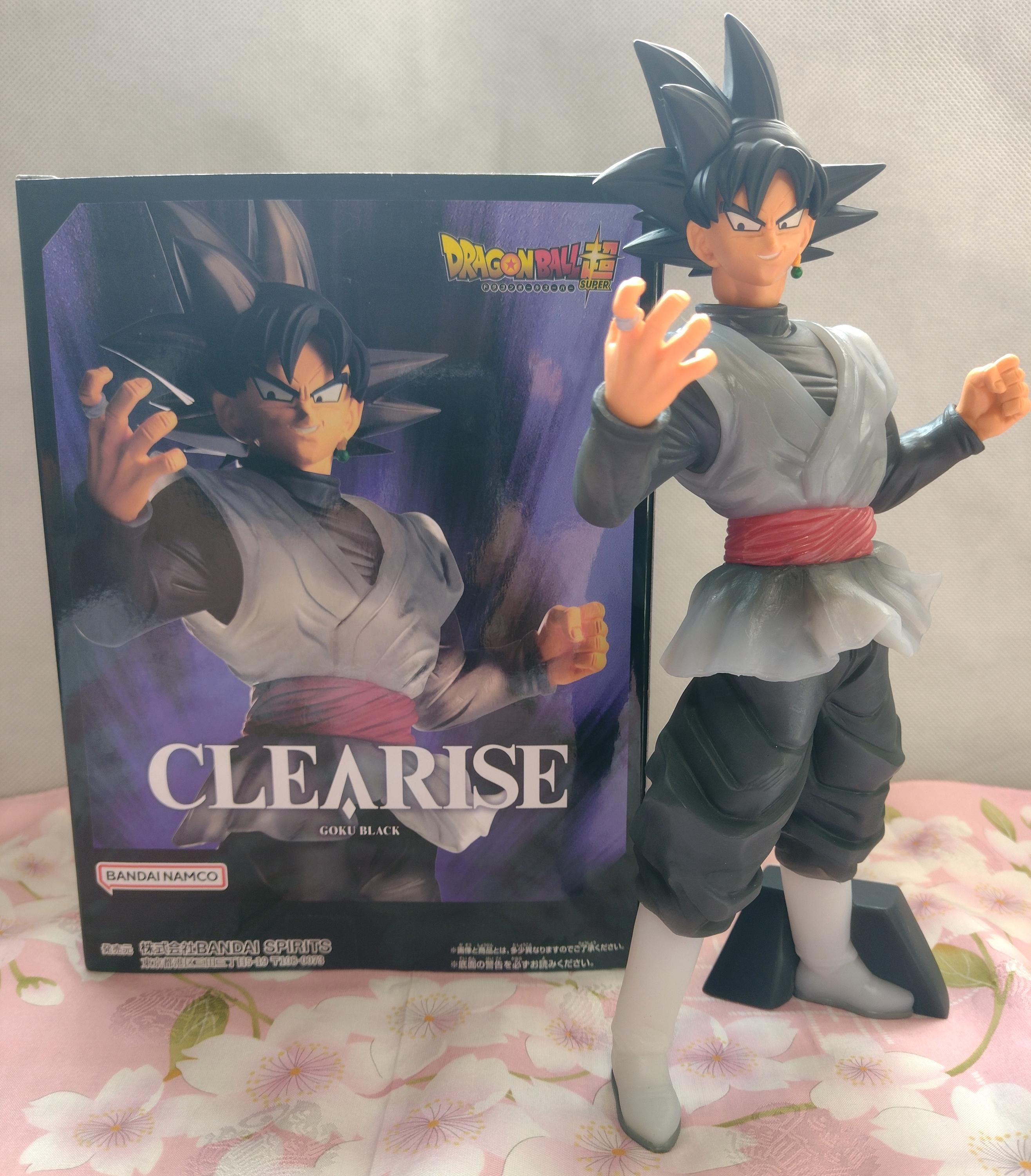 Dragon Ball Super CLEARISE Goku Black Super Saiyan Rose Goku Black Figure F/S Free shipping New Japan collector's item