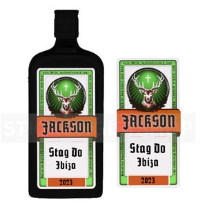 AUTOCOLLANT personnalisé d'étiquette de bouteille de liqueur, cadeau personnel pour une petite mère, décoration de fête festive, carte de jeu amusante à petit budget
