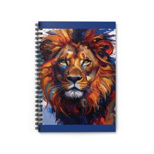 Lion Journal: Wildlife Notebook, Ruled Pages, Meditation Planner