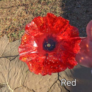Handmade Resin Flower Bird Feeder Bee Watering Station Garden Decoration Outdoor Seed Holder immagine 8