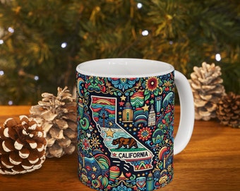 California Est 1850 Coffee Mug - State Pride Ceramic Cup - Etsy UK