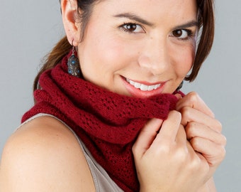 Infinity Scarf - Red, Burgundy, or Pumpkin