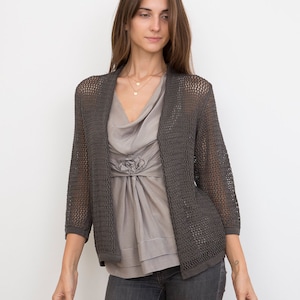 Bamboo Knit Cover-Up: Ash image 1