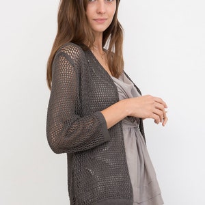 Bamboo Knit Cover-Up: Ash image 2