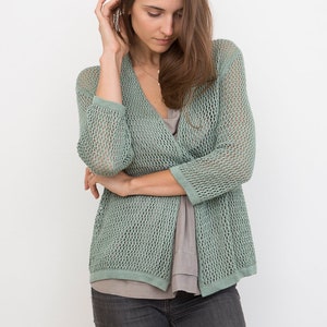 Bamboo Knit Cover-Up: Rosemary image 5