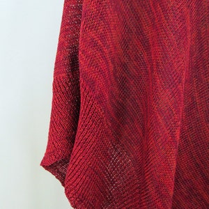 All Season Poncho: Red image 8