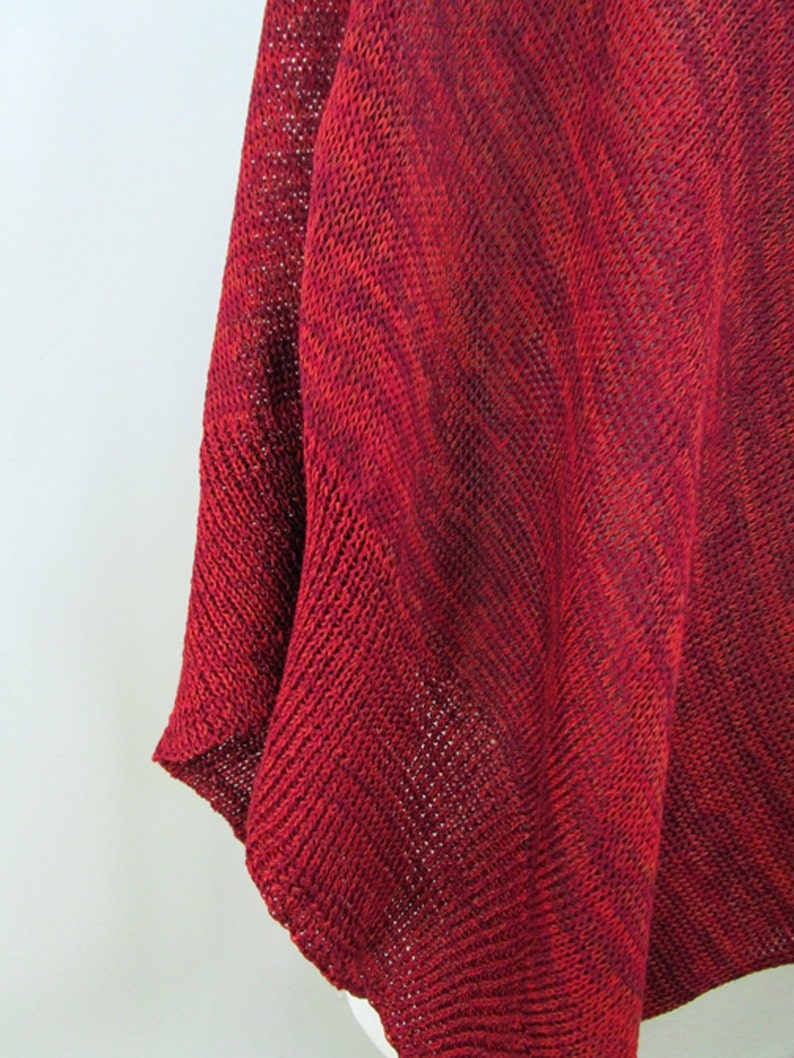 All Season Poncho: Red image 8