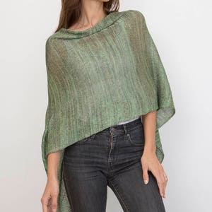 Poncho: Lightweight Spring Green image 2