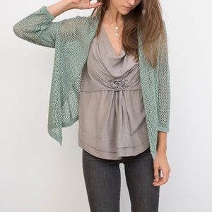 Bamboo Knit Cover-Up: Rosemary image 6