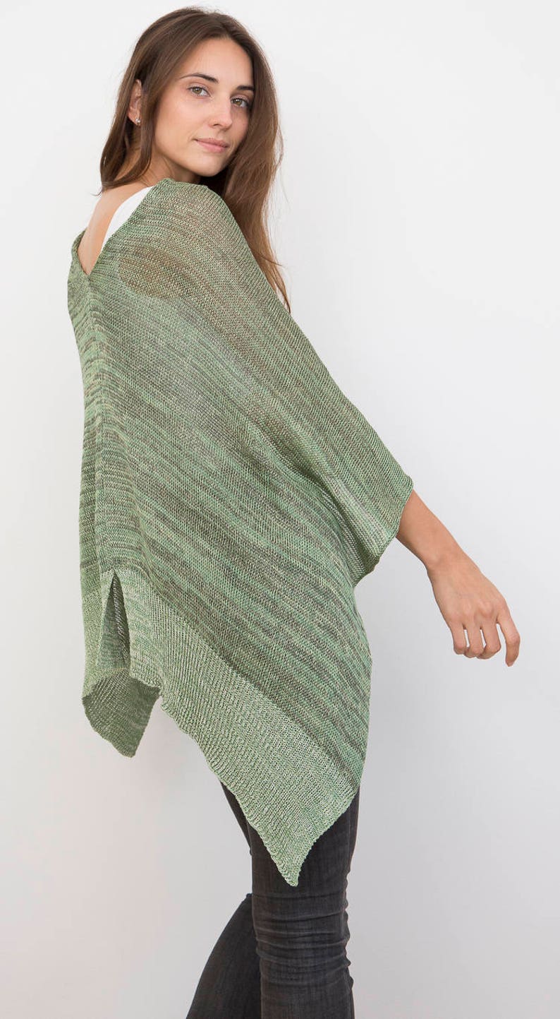 Poncho: Lightweight Spring Green image 1