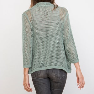 Bamboo Knit Cover-Up: Rosemary image 3