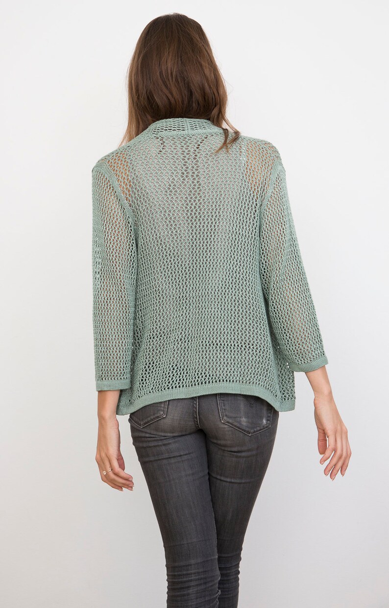 Bamboo Knit Cover-Up: Rosemary image 3