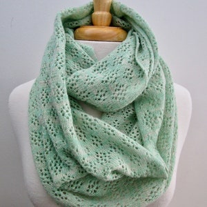 Infinity Scarf Teal, Aqua, Greens Mint