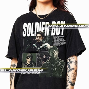 Soldier Boy The Boys TV Series Graphic Tee, Cotton, Comfort Colors Unisex T-Shirt RZ