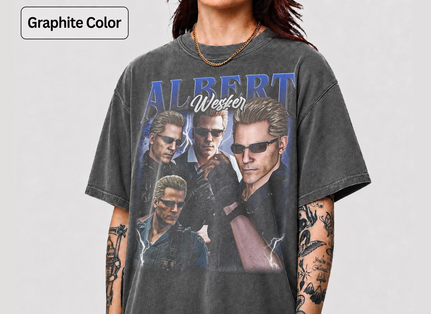 アルバート・ウェスカー バイオハザード ユニセックス Tシャツ