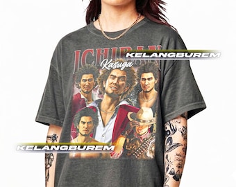 Ichiban Kasuga Yakuza game tee, Video Game Unisex Softstyle T-Shirt, Gaming Tee, Gamer Gift, Graphic Tee,