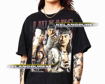 Liu Kang Tönnieshof T-Shirt, Gamer Geschenk, Videospiel Shirt, Retro Gaming T-Shirt, Kampfspiel Bekleidung