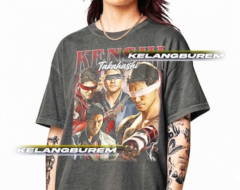 Kenshi TakahashiMortal Kombat Videospiel T-Shirt, Gaming Geschenk, Gamer Tee, Videospiel Merchandise, Vintage Gaming Shirt
