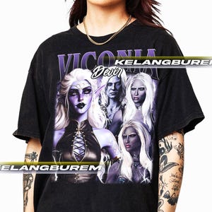 Viconia DeVir Baldurs Gate 3 T-Shirt, RPG Video Game Tee,  Fan Shirt, Gaming Apparel, Custom Graphic Shirt
