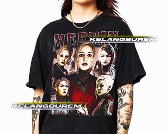 Camiseta Merrin de Star Wars Jedi, para hombre y mujer, para fans de la ciencia ficción, con sables de luz y guerrero galáctico.