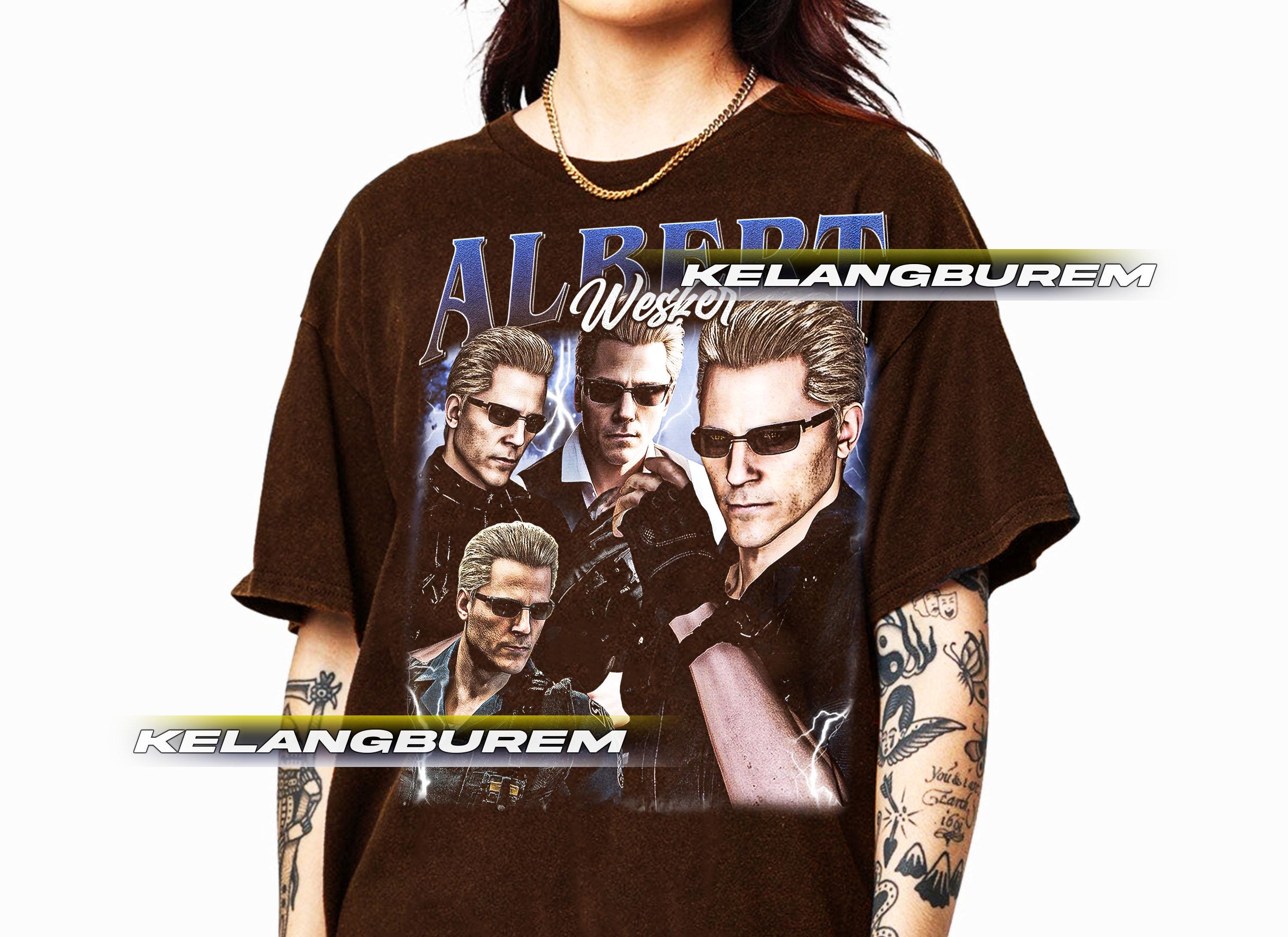 アルバート・ウェスカー バイオハザード ユニセックス Tシャツ 