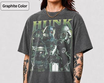 HUNK Resident Evil Gas Mask  Comfort Colors T-Shirt, Video Game Apparel FD