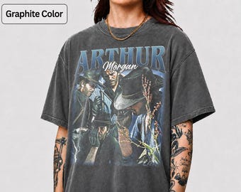 Outlaw Cowboy Graphic Cowboy Video Game T-Shirt | Western Rodeo Shirt FD