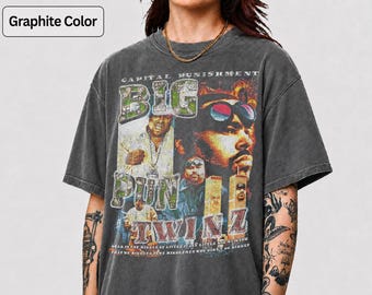 Camiseta unisex de estilo suave de Big Pun, camiseta de hip hop, camiseta para amantes de la música, regalo para fans del rap, prenda de estilo urbano.
