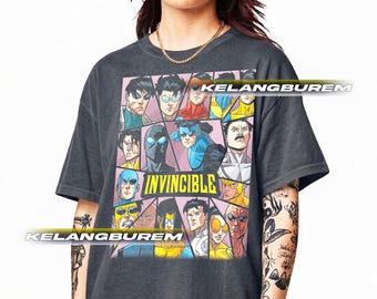 Invincible Mark Grayson Mark Grayson, Thragg ,Omni Man All Hero Tshirt comfort colors Comics Merch T shirt TNGN