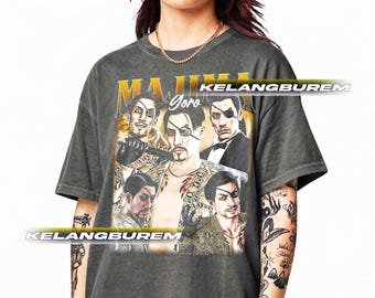 Goro Majima Yakuza game tee, Video Game Unisex Softstyle T-Shirt, Gaming Tee, Gamer Gift, Graphic Tee,