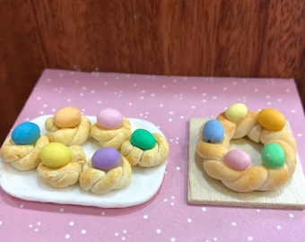 Domek dla lalek Włoski chleb wielkanocny w skali 1:12 (Pane di Pascua)