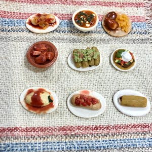 Miniature Mexican Dishes