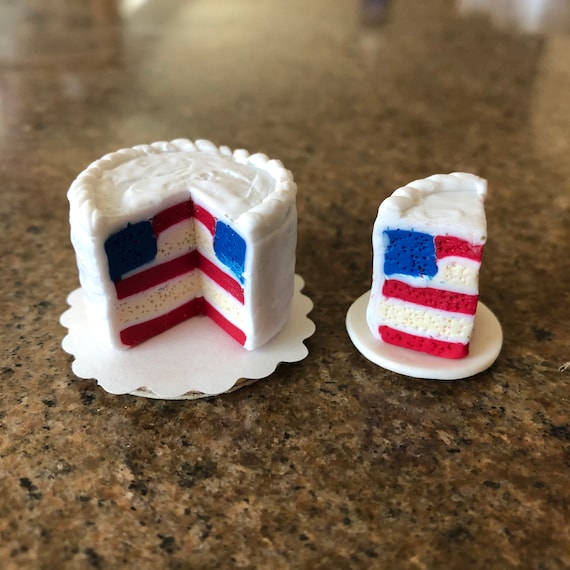 Miniature Independence Day Surprise Cake Etsy