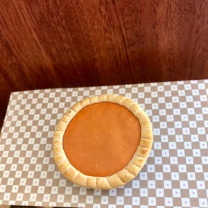 Playscale Miniature Pumpkin Pie