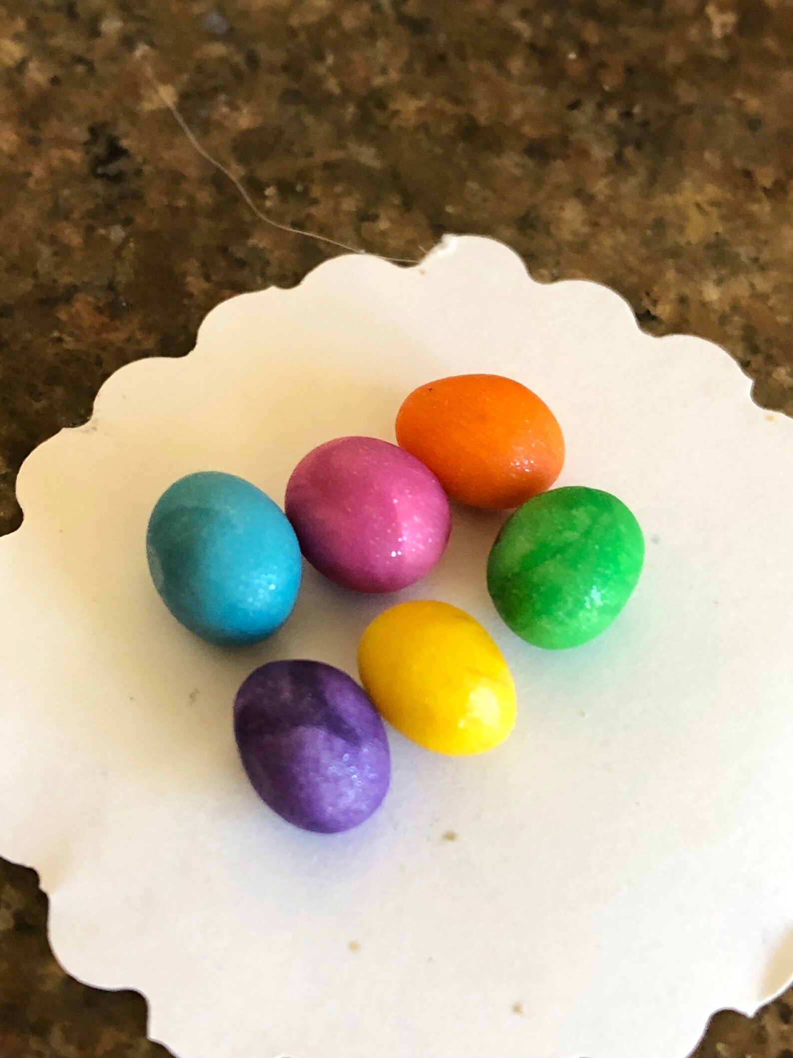 Miniature Easter Eggs in Pearl Bright Colors Etsy