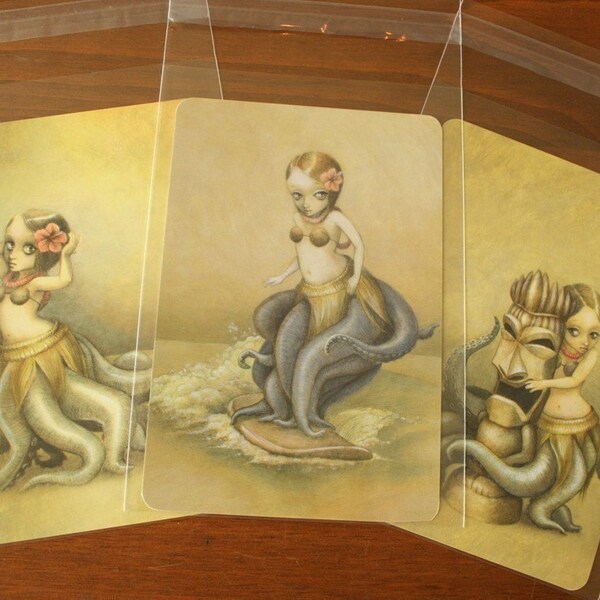 huladollsquidgirl Postcards Set