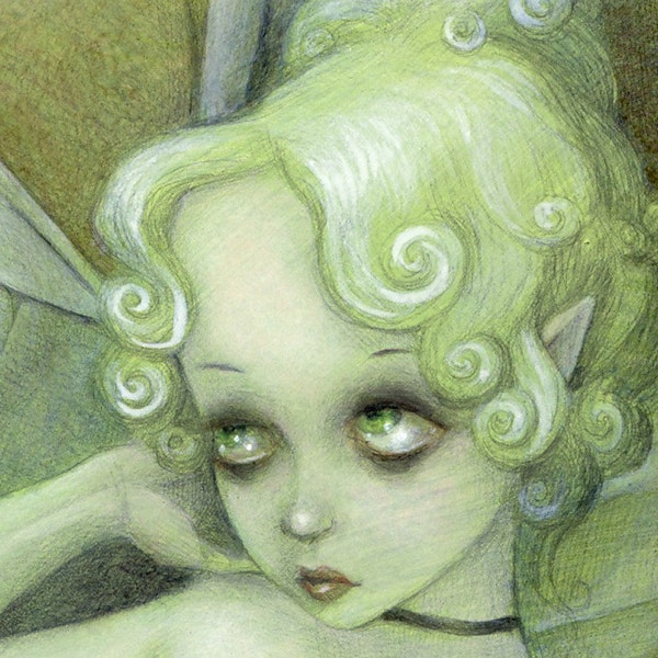 Absinthe Fairy Postcard