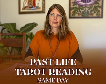 Past Life Tarot Reading, Psychic Medium Clairvoyant Reading, Same Day