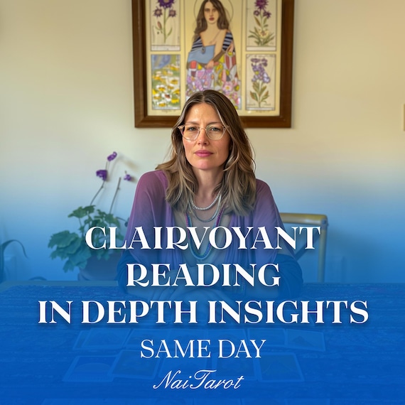 Clairvoyant Reading, Telepathic Readings, Spiritual Guidance, In-Depth Reading, Tarot Reading, Clairvoyant Insights, Same Day Reading
