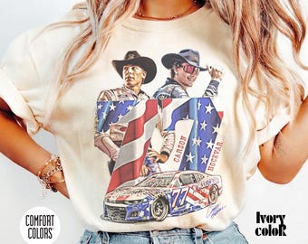 Carson Hocevar Comfort Colors Bootleg Vintage T-Shirt BK