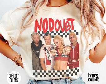 No Doubt Shirt, 1997 Tragic Kingdom Comfort Colors Bootleg Vintage T-Shirt BK