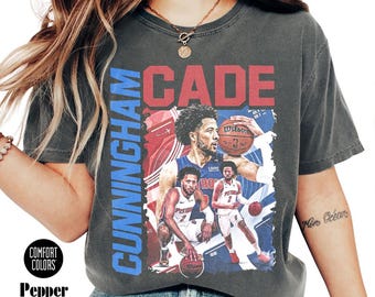 Cade Cunningham Korbball Bootleg Vintage T-Shirt BK