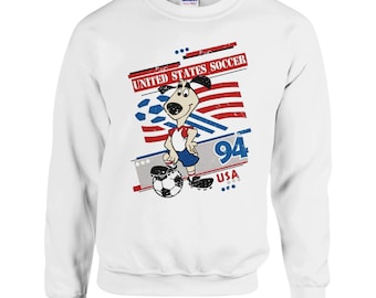 World Cup USA 94 Retro Soccer Comfort Colors Bootleg Vintage T-Shirt BK