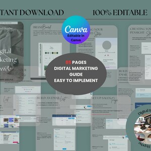 Digital Marketing Guide, Canva Guide, Digital Marketing Course, Sales ...