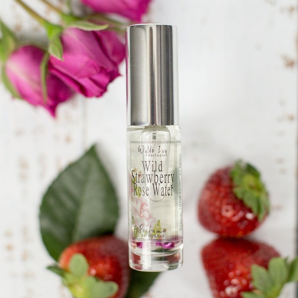 Wild Strawberry Rosewater Natural Perfume