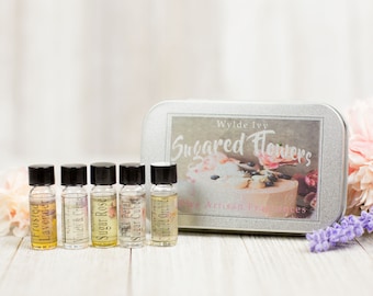 Sugared Flowers Collection Perfume Oil Sampler Giftset