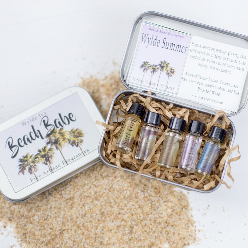 Beach Babe Oil Perfume Sampler Giftset image 3