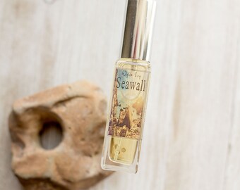 Seawall Perfume | Unisex Summer Inspired Fragrance of Driftwood, Amber, and Sea Salt