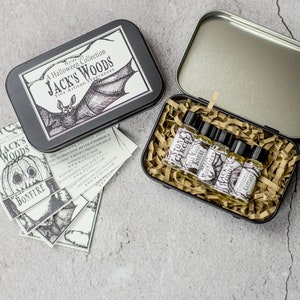 Jack's Woods Halloween Collection Perfume Oil Sampler Gift Set image 2